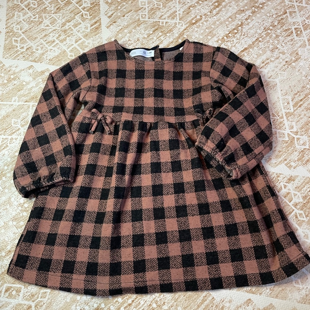 Zara gingham dress